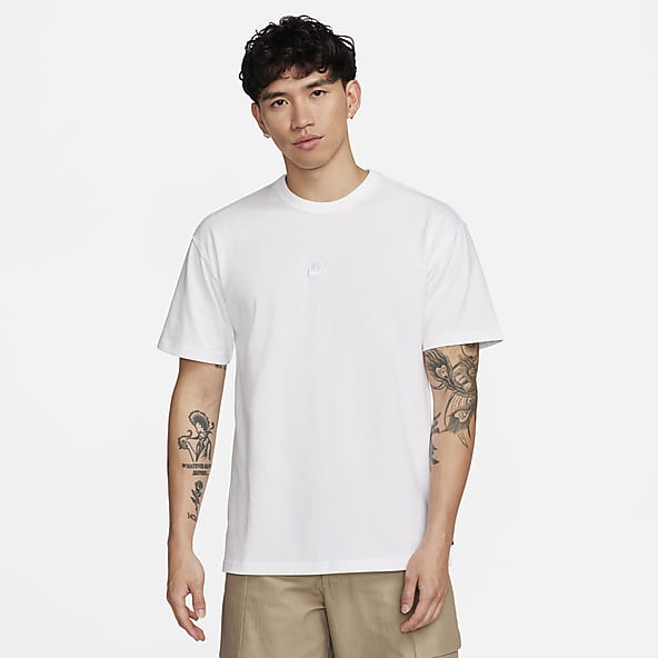 Nike t shirt mens white shop